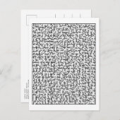 Maze Briefkaart (Voorkant / Achterkant)