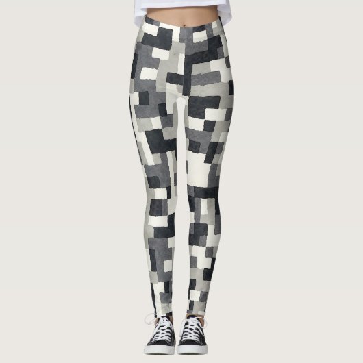 Maze Camouflage stijl Leggings (Voorkant)