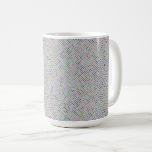 Maze couleur 15oz Mug (Devant droit)