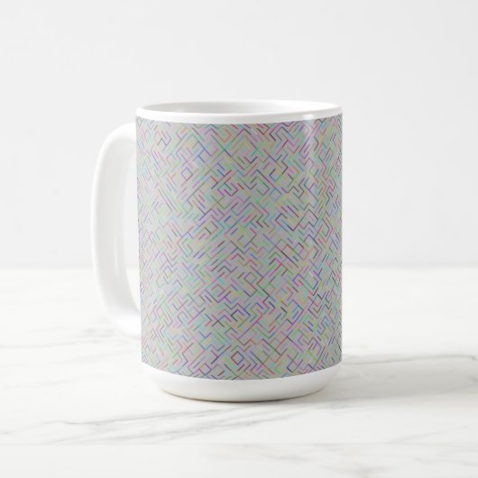Maze couleur 15oz Mug (Devant gauche)