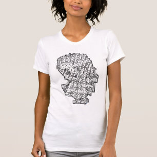 Maze design T-shirt