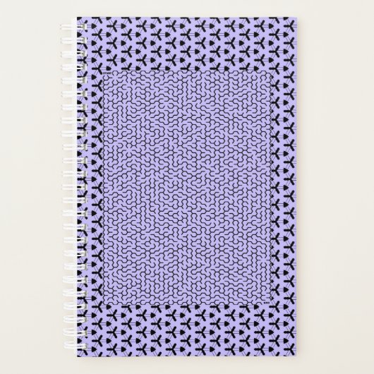 Maze d'hexagone violet (Devant)