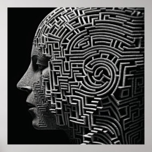 Maze head poster