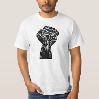 Maze Life Blk Power Fist Mannen T-shirt