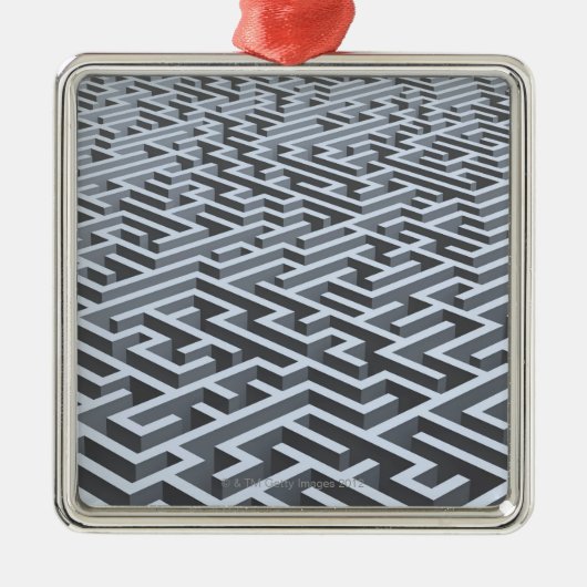 Maze Metalen Ornament (Voorkant)