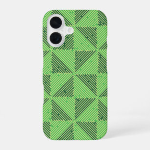 Maze Patchwork Canvas afdrukken iPhone 16 Hoesje