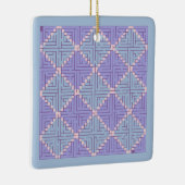 Maze Patchwork Keramisch Ornament (Rechts)
