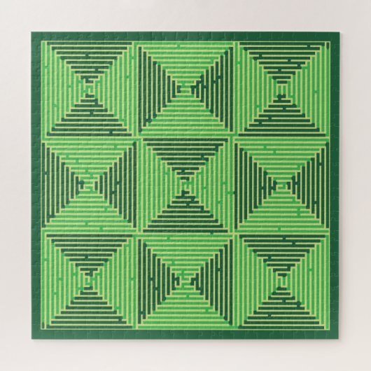 Maze Patchwork Legpuzzel (Horizontaal)