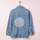 Maze Puzzle Riddle Denim Jas Denim Jacket (Hangar)