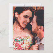 Maze Typografie Foto Opslaan van de datum Aankondiging (Achterkant)