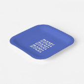 Mazel Mazel Mazel Hanukkah Blue Paper Bord (Gebogen)