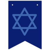 Mazel Tov Bar Mitzvah Joodse Partij Vlaggetjes (Eerste vlag)