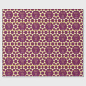 Mazel Tov Custom Groet Ster van David Pattern Cadeaupapier (Vlak)