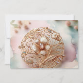 Mazel Tov Felicitatiekaart, Broche Esthetisch, Kaart (Achterkant)