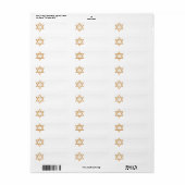 Mazel Tov/Good Luck Etiket (Full Sheet)