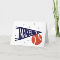 Mazel Tov Honkbal Pennantkaart