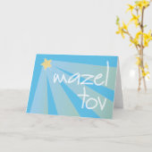 Mazel Tov Kaart (Gele Bloem)