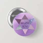 Mazel Tov! Knopen Ronde Button 5,7 Cm (Voorkant /achterkant)