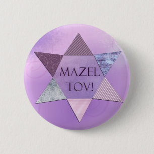 Mazel Tov! Knopen Ronde Button 5,7 Cm