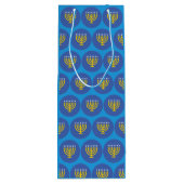 Mazel Tov !" Sac cadeau Motif Monorah (Dos)