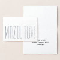 Mazel Tov! Stijlvolle Moderne Minimalistische Typo