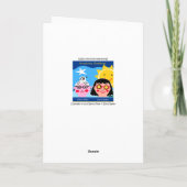 Mazel Tov sur votre carte de Mitzvah de barre (Dos)