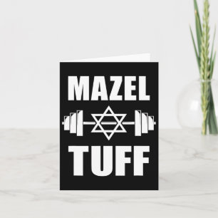 Mazel Tuff Grappige Joodse Workout Kaart