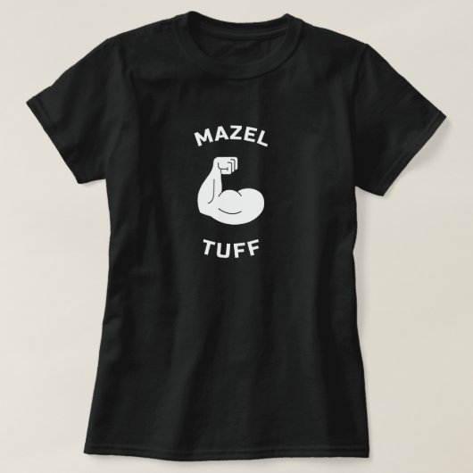 Mazel Tuff Strong Jew T-shirt (Design voorkant)