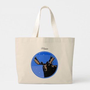 Mazen in de winter - Oorspronkelijke natuurkunst Grote Tote Bag