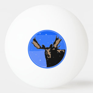 Mazen in de winter - Oorspronkelijke natuurkunst Pingpongballen