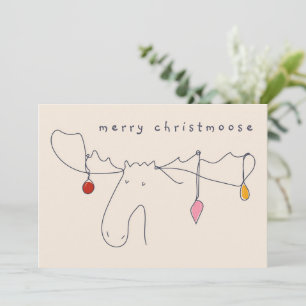 Mazen met lijntekening voor kerstlampjes kaart