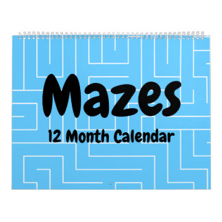 Mazes 12 maanden kalender