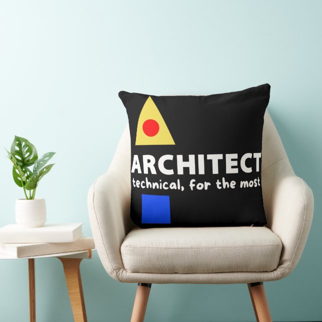 Mazipoodles Architect Technisch Kussen (Stoel)