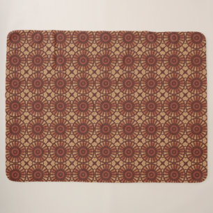 Mazipoodles caleidoscoop S - bruin beige Sherpa Deken