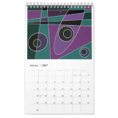 Mazipoodles Kalender Abstract Surfen 2024 (Jan 2027)