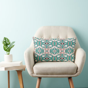 Mazipoodles Neuro Art - Stoffige Blauwgroen vleesz Kussen