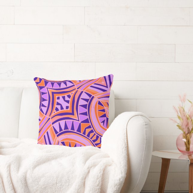 Mazipoodles Nieuwe viskop laat jazzfunk Sinaasappe Kussen (Bank)