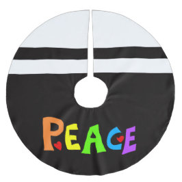 MAZIPOODLES Peace Rainbow Kerstboom Rok