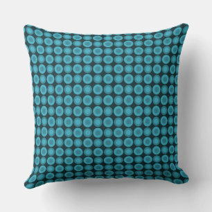 Mazipoodles Polka Dot Donuts - Donker Blauwgroen Kussen