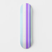 MAZIPOODLES Strepen Spaghetti 14 Skateboard (Voorkant)