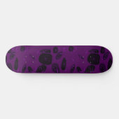 Mazipoodles Vis Rozen Violet Zwart Skateboard (Horizontaal)