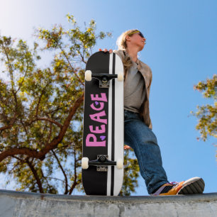 MAZIPOODLES Vredes Roze Skateboard