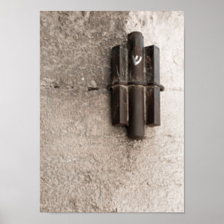 Mazuzah op Jerusalem Walls Poster