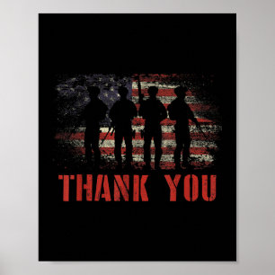 MB35 Dank u Memorial Day Militaire Amerikaan Poster