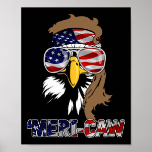 Mb35 Mullet Eagle meri-caw 4 juli Onafhankelijkhei Poster