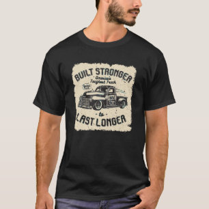 mb 1955 vrachtwagen op zaterdag gebouwd sterker t t-shirt