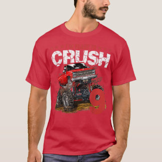 mb 9th Birthday Ik ben Ready Crush Monster Truck B T-shirt