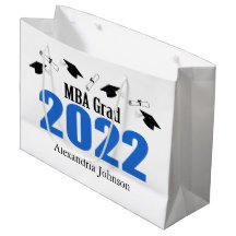 MBA Afstudeerder 2022 Afstuderen Gift Bag (Blauw)