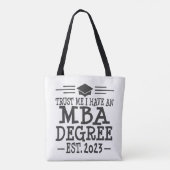 MBA Afstuderen 2023 Masters Business Draagtas (Achterkant)