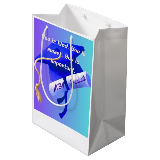 MBA Cadeau Medium Cadeauzakje (Achterkant Gekanteld)